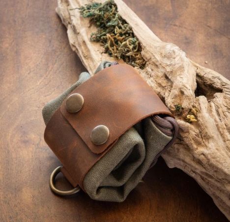 Leather Foraging Pouch